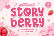 Storyberry - Cute Storybook Font, a Handwritten Font by KiddoGlyphs Studio (Thumbnail 1 of 4)