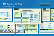 ESG Sustainable Report Infographic, a Presentation Template by productype1 (Thumbnail 1 of 5)