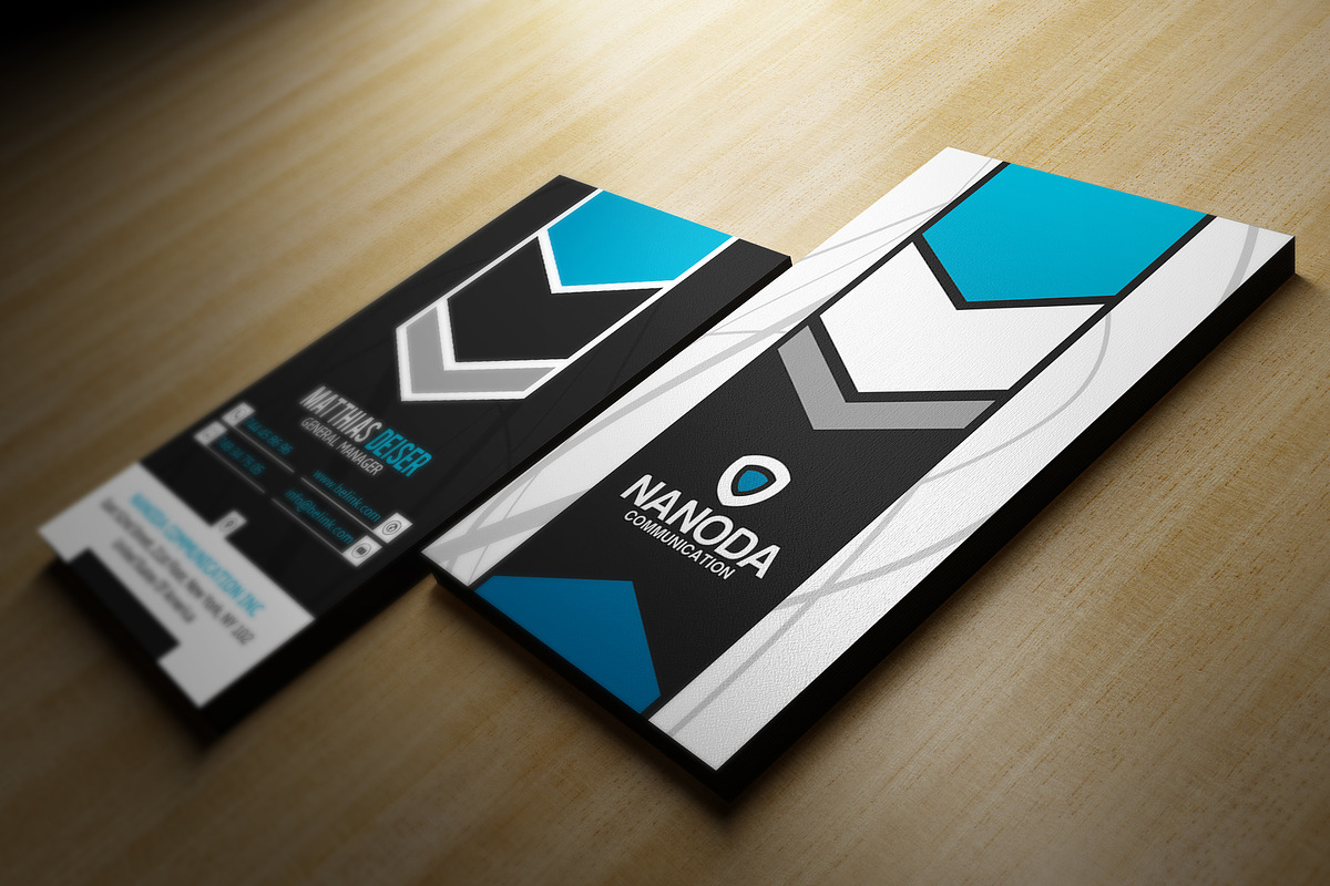 Modern Business Card, a Business Card Template by Marvel (Photo 1 of 3)
