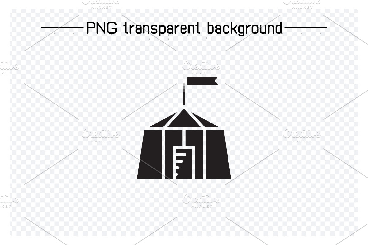 Camping Tent Icons, a Solid Icon by Designfour (Photo 6 of 7)