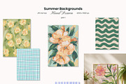Hand Drawn Summer Backgrounds, a Background Graphic by Yuliia Lashevska (Thumbnail 3 of 10)