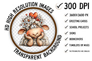 Funny Valentine Sheep Clipart, an Illustration by Craft Nest (Thumbnail 2 of 11)