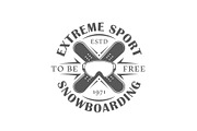 18 Snowboarding Logos Templates, a Branding & Logo Template by Art Design (Thumbnail 12 of 26)