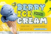 Mango Ice - Food Font, a Handwritten Font by Mozatype (Thumbnail 4 of 8)