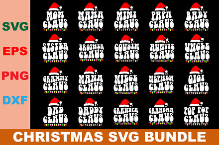 Christmas SVG Bundle, Mama Claus
