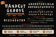 Handcut Groove, a Sans Serif Font by LetterStock (Thumbnail 7 of 7)