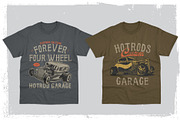 Vintage style hotrods collection, a Transportation Illustration by The BolzStudio (Thumbnail 7 of 8)