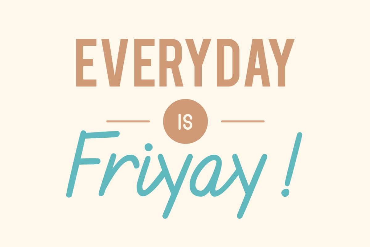 Friyay Handwritten Typeface preview 2