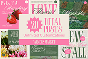 Farmers Market Social Marketing, a Social Media Template by ShayMadeWhat (Thumbnail 4 of 4)
