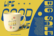 Revanzo Rough, a Sans Serif Font by Craft Supply Co. (Thumbnail 5 of 8)