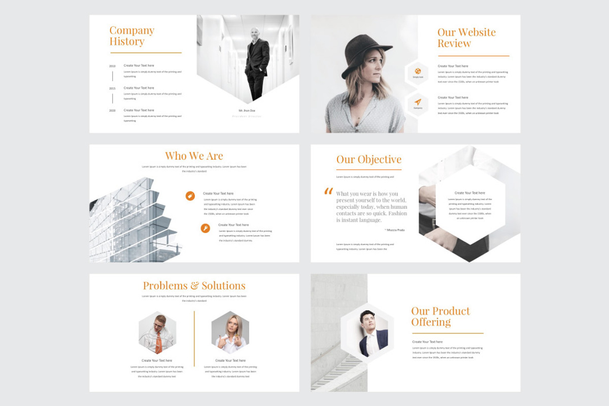 HEXAGON - Powerpoint Template, a Presentation Template by Shafura (Photo 3 of 6)