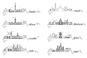 140 - Signature Skylines, an Outline Icon by Kursat Unsal (Thumbnail 7 of 20)