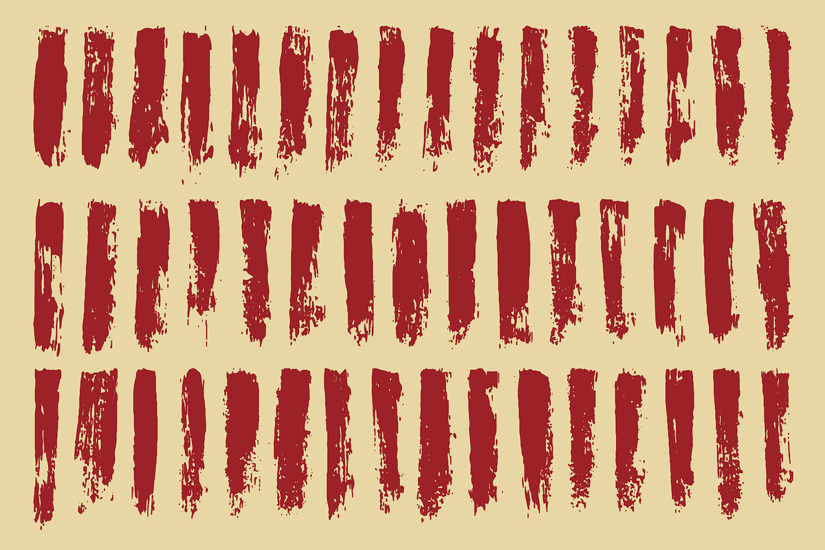 Set of Vector grunge brush strokes, a Brush Add-On by Warm Snow (Photo 4 of 6)
