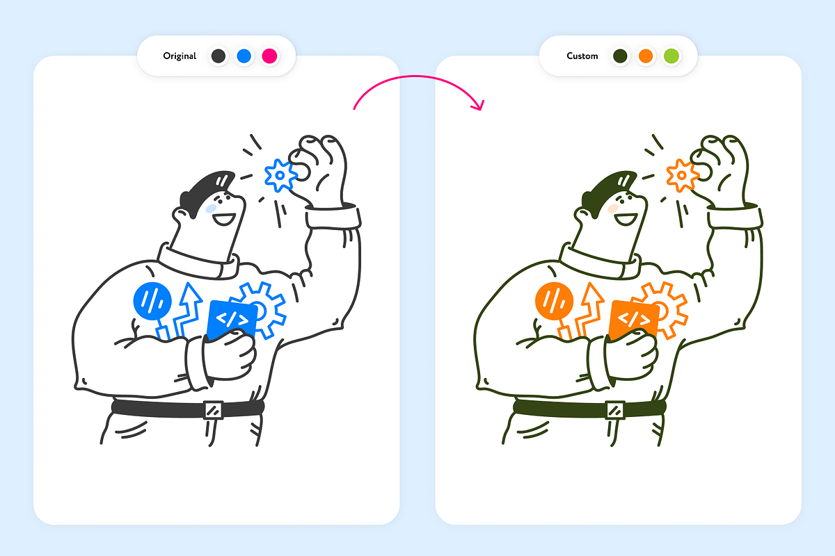Rority Collection, a Person Illustration by Welovegraphics (Photo 5 of 11)