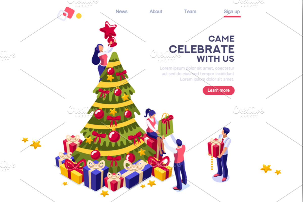 Decoration for Celebration Banner, a Decorative Illustration by Aurielaki Stock Images