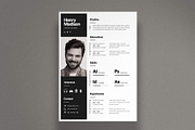 Minimal Resume Template, a Resume Template by Saman Osama (Thumbnail 1 of 2)