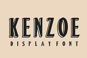 Kenzoe, a Serif Font by Fourteen Letter (Thumbnail 1 of 9)