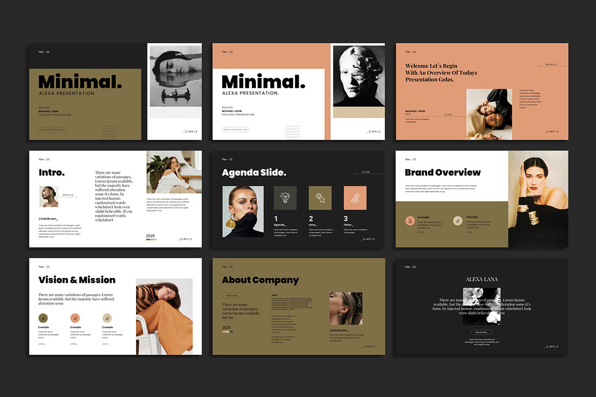 Alexa Minimal Presentation Template, a Presentation Template by Studio Artisan (Photo 5 of 7)
