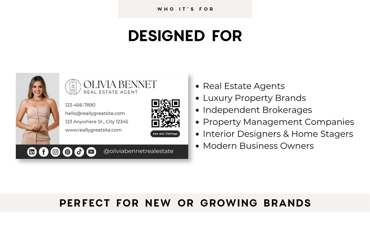 Real Estate Email Signature Template, an Email Template by BrandhavenStudio (Photo 3 of 11)