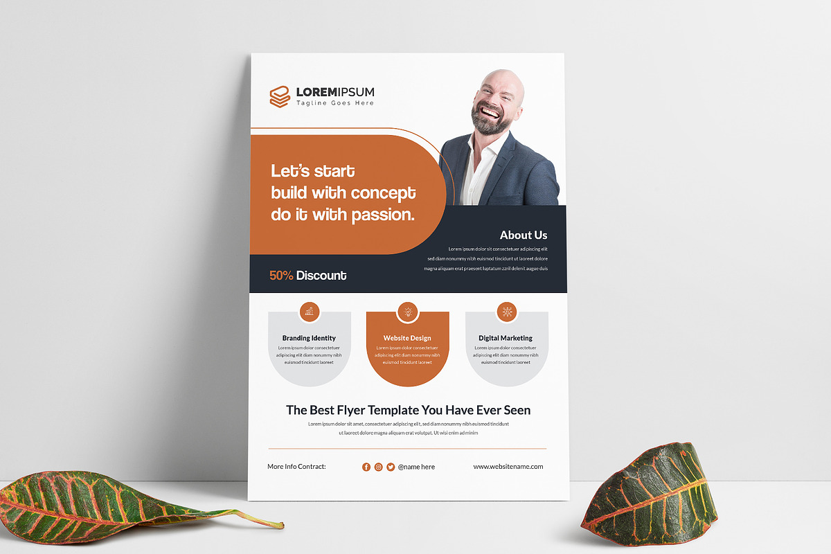 Corporate Business Flyers, a Flyer Template by Pixelpick (Photo 2 of 3)