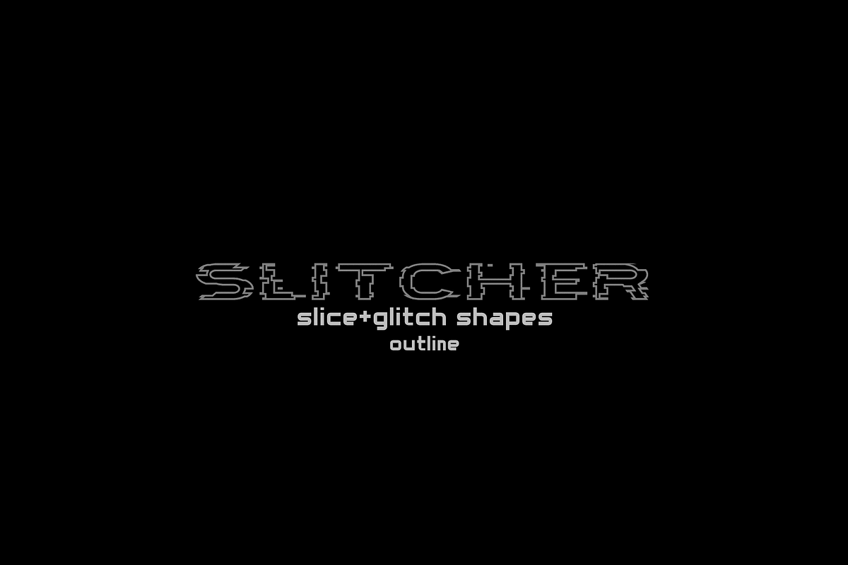 slitcher font, a Sans Serif Font by gREyPUBLIC (Photo 4 of 5)