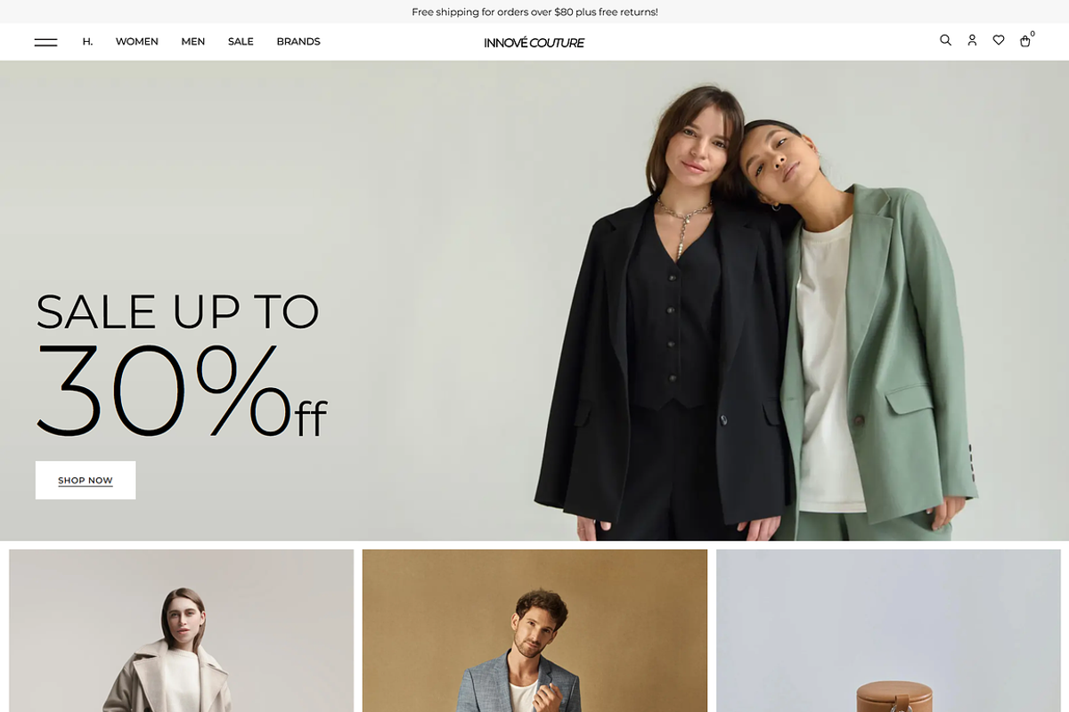 Fashion Clothing Ecommerce Shop, a WordPress Template by MasterDesigns (Photo 2 of 9)