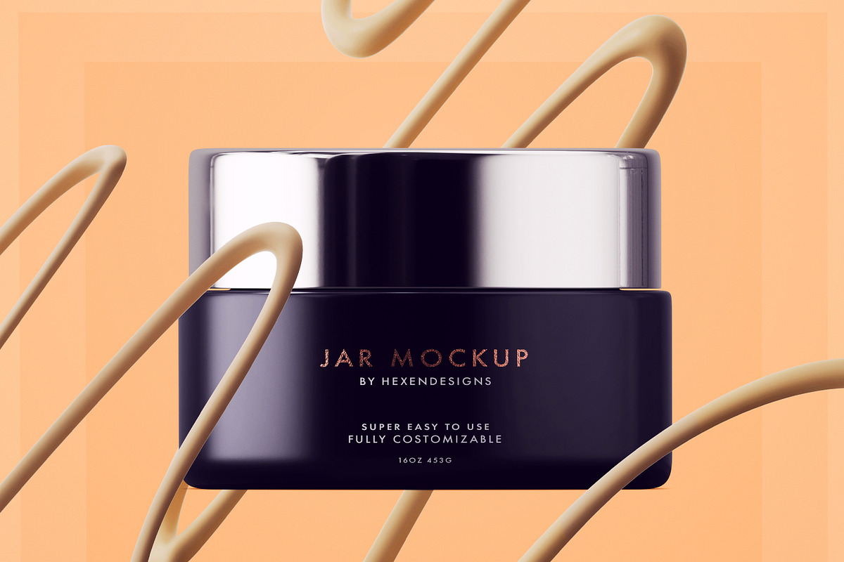 Cream Jar Mockup, a Cups & Container Mockup by HexenDesigns (Photo 1 of 4)