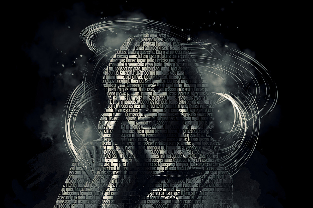 Text Portrait Photo Effect, an Action Add-On by Photoshop Action (Photo 9 of 14)