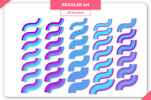 Outline MULTI LINE Brush Set