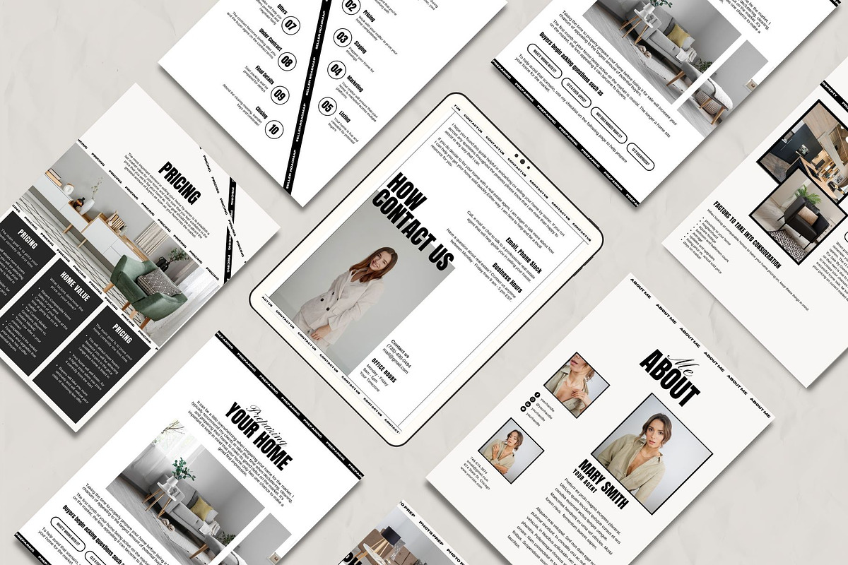 Printable For Sale Real estate guide, a Flyer Template by Marketello Studio (Photo 2 of 3)