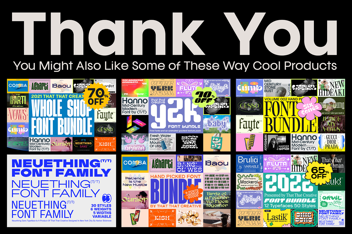 Super Sans Serif Font Bundle, a Sans Serif Font by That That Creative (Photo 21 of 22)