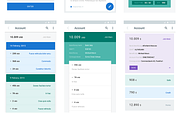 Material UI kit: Money, a Templates & Theme by UI8 (Thumbnail 4 of 8)