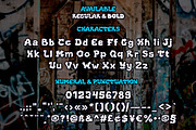 DARK LIGHT - Graffiti Style Font, a Font by twinstd (Thumbnail 9 of 10)