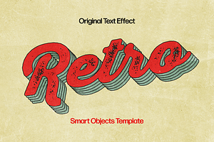 Retro Text Effect