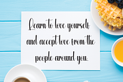 Photography | Script Font, a Handwritten Font by Scratchones (Thumbnail 2 of 8)