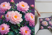 SET Beautiful Peony Flower Wild Natu, a Graphic by IrySha (Thumbnail 6 of 9)