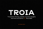 Troia Font Family, a Sans Serif Font by Ahmet Altun (Thumbnail 1 of 4)