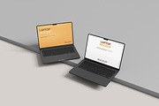 Laptop Mockup, a Product Mockup by MrLetters (Thumbnail 4 of 5)