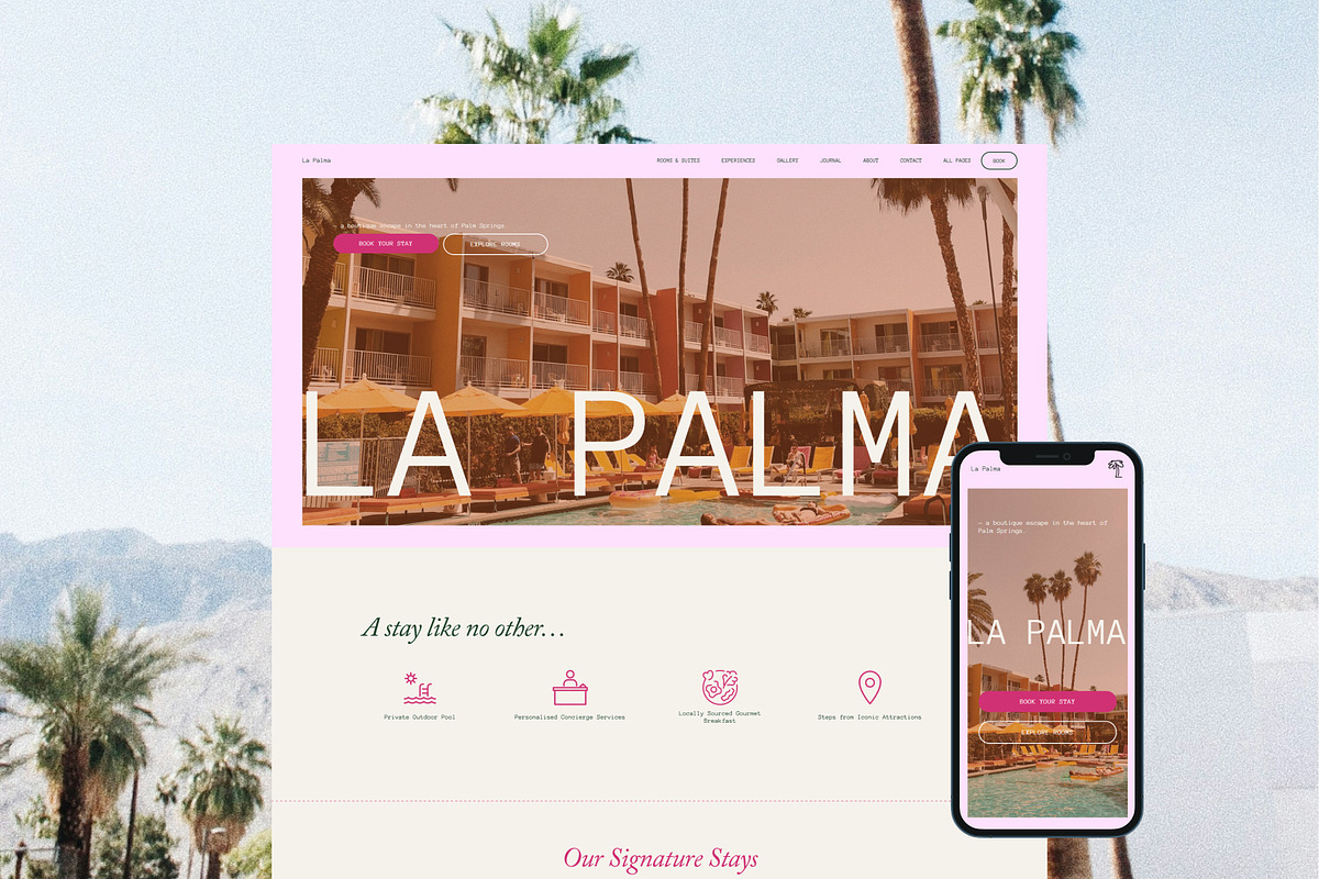 La Palma Hotel Website Template