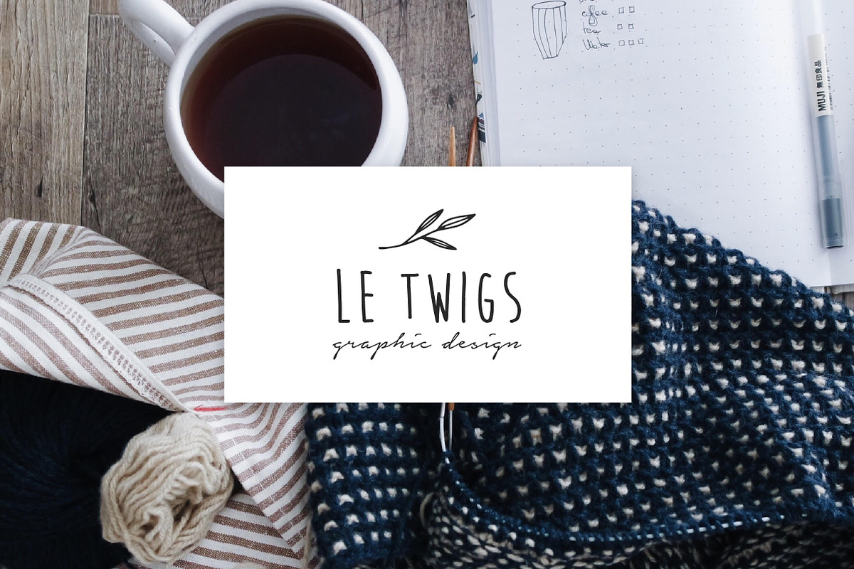 25 Delicate Feminine Logos - Vol 2, a Branding & Logo Template by Davide Bassu (Photo 2 of 6)