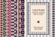 Vector frames and patterns, a Pattern Graphic by venimo (Thumbnail 6 of 14)