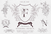 Delicate Wedding Design., a Decorative Illustration by Designwork (Thumbnail 1 of 16)