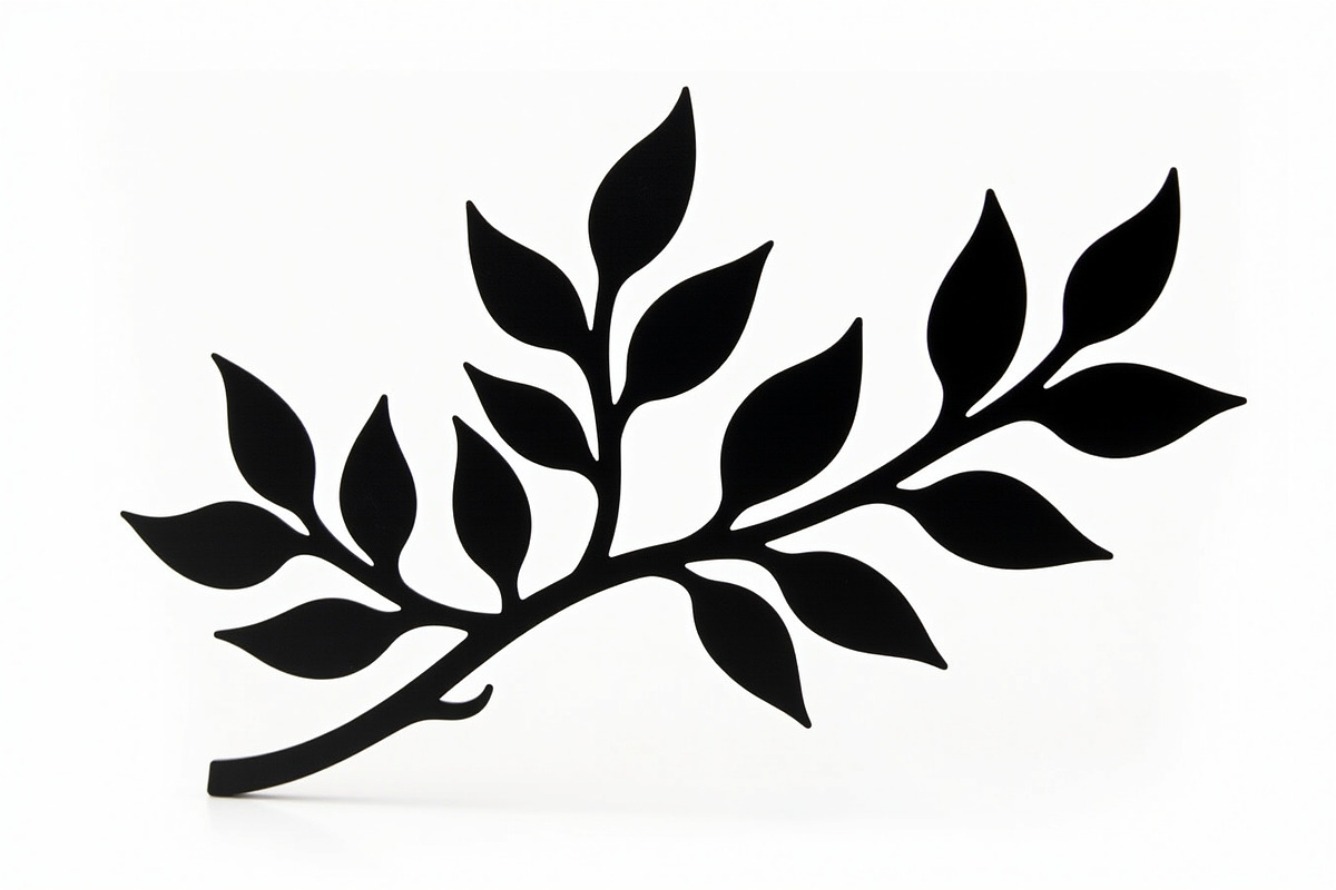 This elegant Leaf and Branch Botanic, an Illustration by Amazin_art (Photo 21 of 21)