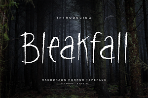 Bleakfall Font, a Symbol Font by Allouse Studio