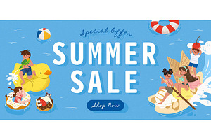 Fun Summer Sale Promo Template, a Marketing Template by TotallypicRF