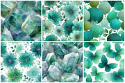 Green Silver Glitter Digital Paper, a Texture Graphic by CitraGraphics (Thumbnail 3 of 6)