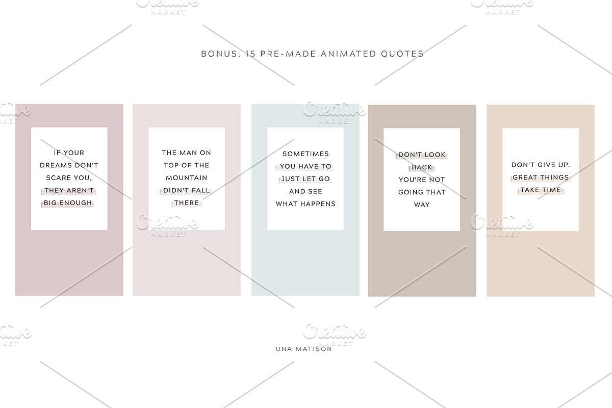 Animated Instagram Story bundle, a Social Media Template by Una Matison (Photo 13 of 13)
