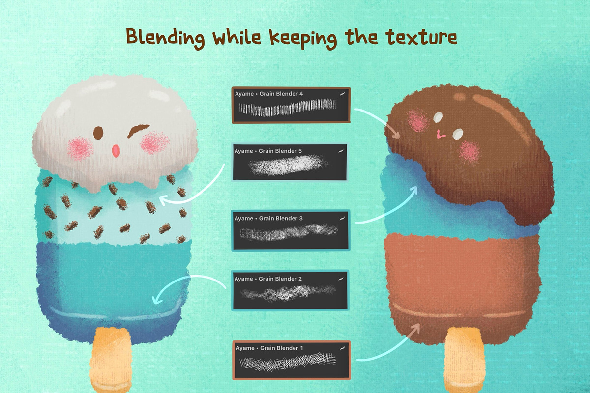 Messy Mint iBox Procreate Brushes, a Brushes & More by ProcreateiBox (Photo 6 of 9)
