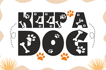 Keep a Dog Fonts - Dog Style Font