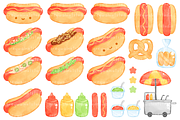 Hot Dog Stand Clipart, an Education Illustration by greywalnutstudio (Thumbnail 2 of 4)